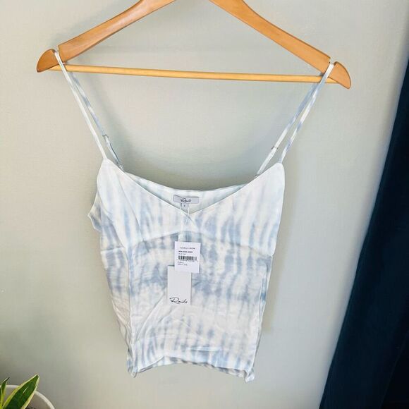 RAILS Paola Camisole Tank Top, Blue/White, Tie‎ Dyed, Size Large,  NWT - Picture 15 of 16